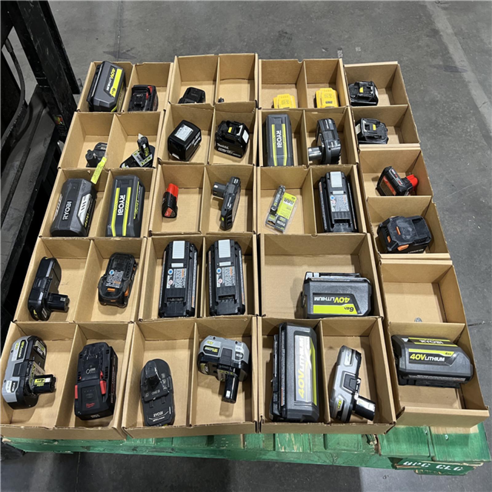 Dallas Location - As-Is Battery Pallet