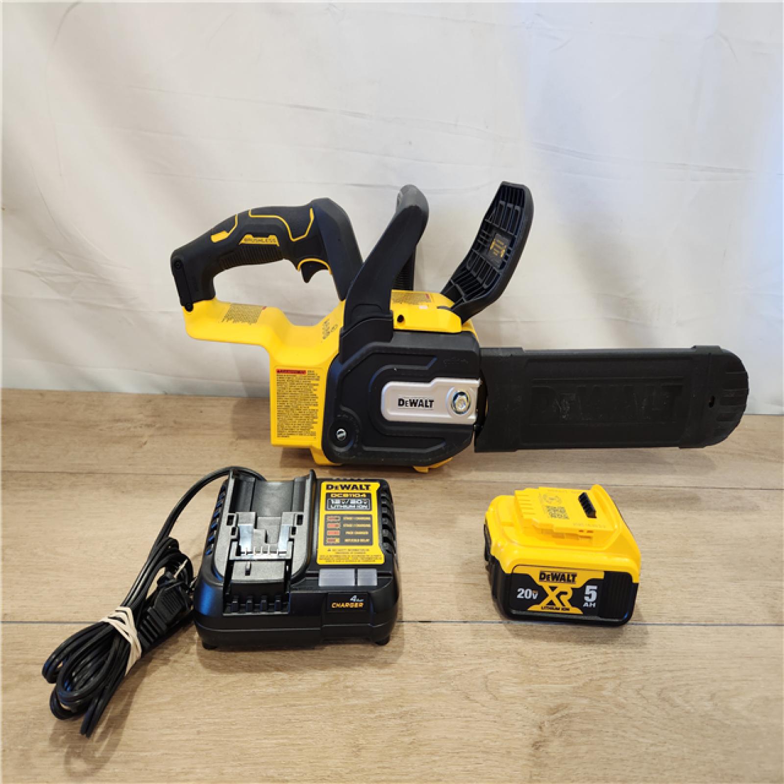 AS-IS- DEWALT 20V MAX Compact 12 Brushless Cordless Chainsaw Kit