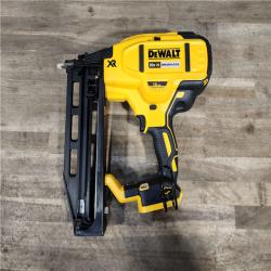 HOUSTON LOCATION - AS-IS DEWALT 20V MAX XR 16-Gauge Lithium-Ion Cordless Finish Nailer (Tool Only)