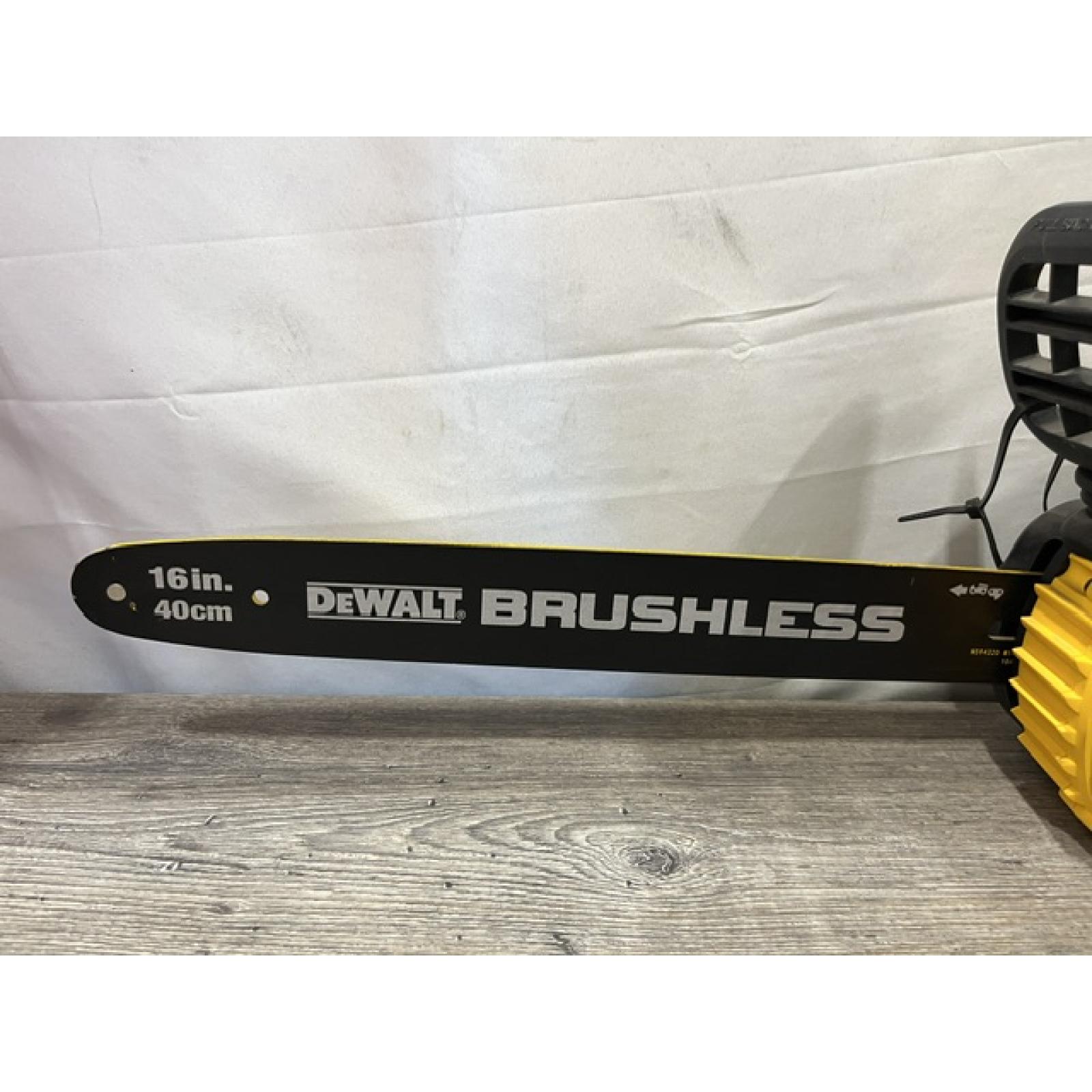 AS-IS DEWALT FLEXVOLT 60V MAX 16in. Brushless Cordless Chainsaw (Tool Only)