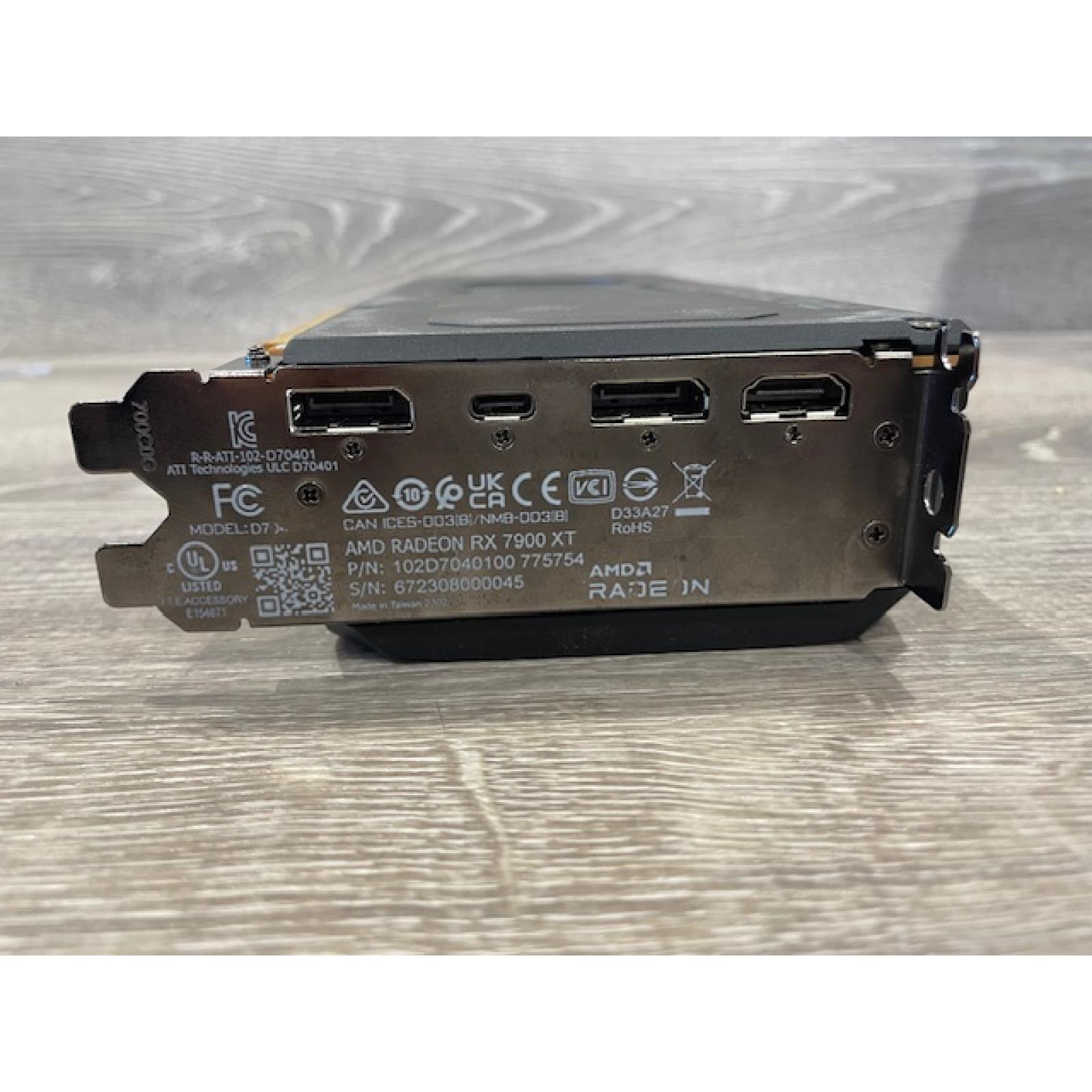 AS-IS  AMD Radeon RX 7900 XT 20GB GDDR6 Gaming Graphics
