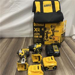 GOOD DEWALT 20V MAX XR Hammer Drill and ATOMIC Impact Driver 2 Tool Cordless Combo Kit with (2) 4.0Ah Batteries, Charger, and Bag