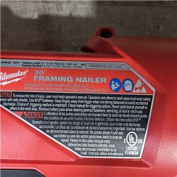 Houston Location AS-IS Milwaukee FUEL 3-1/2 in. 18-Volt 30-Degree Lithium-Ion Brushless Cordless Framing Nailer (Tool-Only)