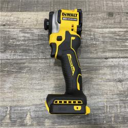 AS-IS DEWALT ATOMIC 20V MAX Lithium-Ion Cordless 1/4 in. Brushless Impact Driver Kit