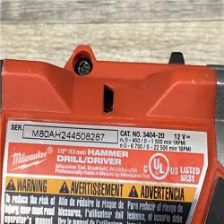 AS-IS Milwaukee FUEL 12-Volt Lithium-Ion Brushless Cordless Hammer Drill and Impact Driver Combo Kit