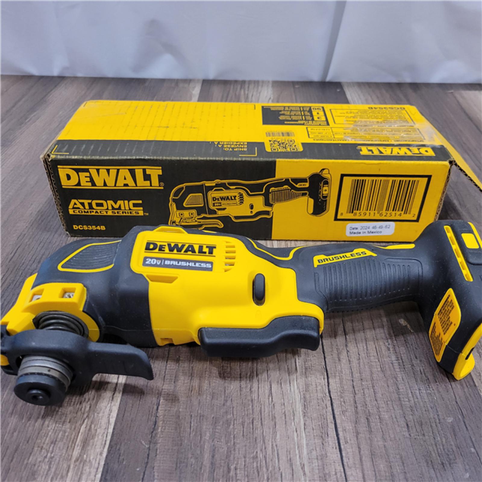 AS-IS DEWALT ATOMIC 20V MAX Cordless Brushless Oscillating Multi Tool (Tool Only)