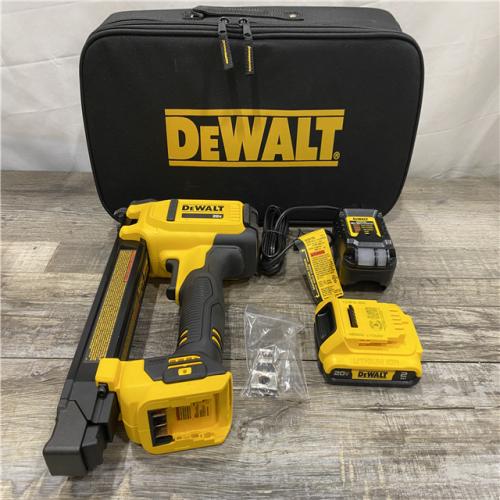 AS-IS DEWALT 20V MAX Lithium-Ion Cordless Cable Stapler with 2.0Ah Battery  Charger and Bag