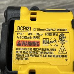 AS-IS DEWALT ATOMIC 20V MAX Cordless Brushless 1/2 in. Variable Speed Impact Wrench (Tool Only)