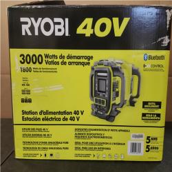 Phoenix NEW RYOBI 40V 1800-Watt Portable Battery Inverter Power Station and 4-Port Charger (Tool Only)