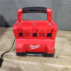 HOUSTON LOCATION - AS-IS Milwaukee M18 Packout Six Bay Rapid Charger (TOOL ONLY)