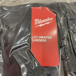 LIKE NEW - Milwaukee Men's 3X-Large 12-Volt Lithium Ion Cordless Black Heated Hooded Jacket (Jacket Only)