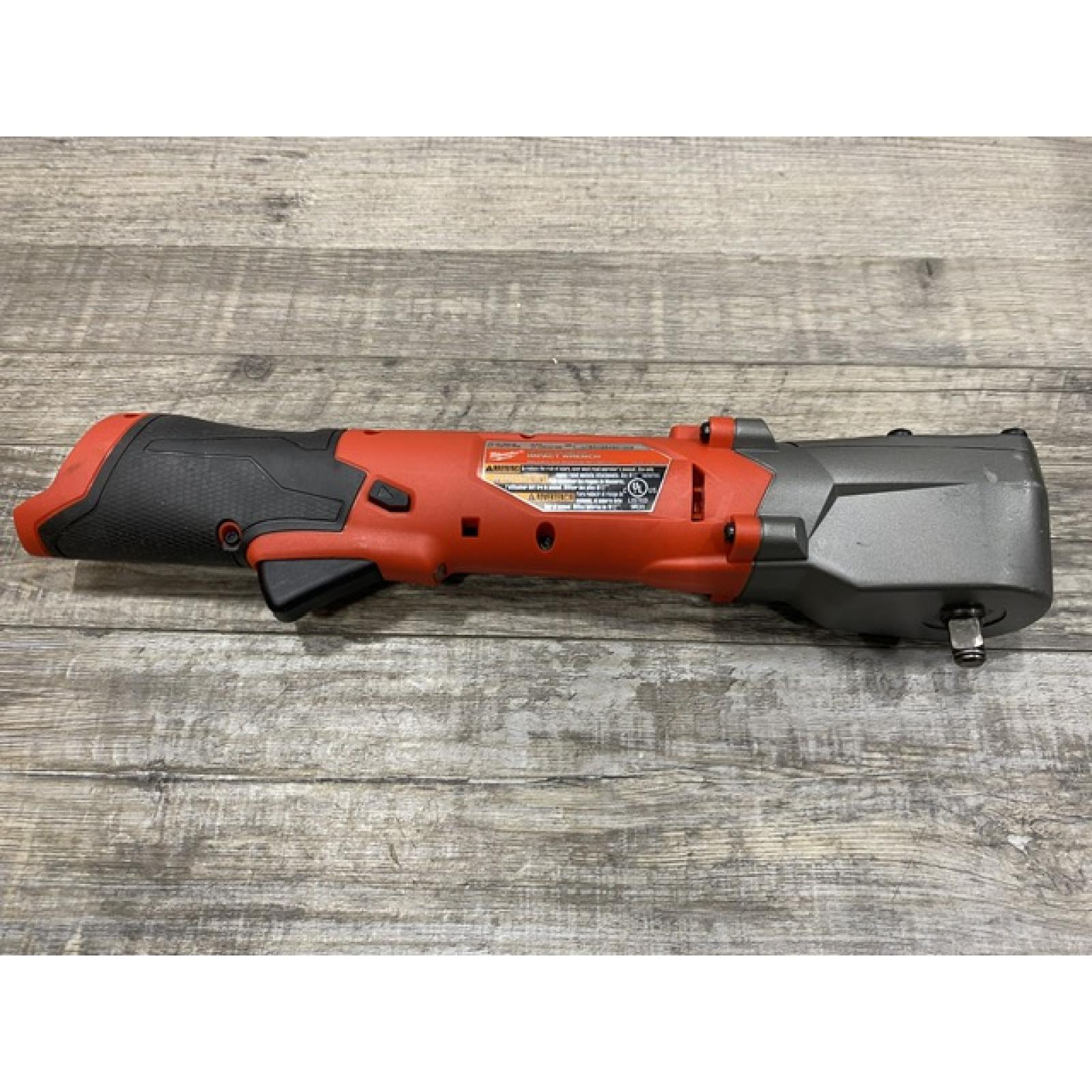AS-IS Milwaukee FUEL 12V Lithium-Ion Brushless Cordless 3/8 in. Right Angle Impact Wrench (Tool-Only)