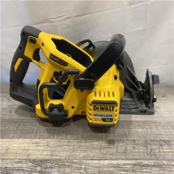 AS-IS DEWALT FLEXVOLT 60V MAX Cordless Brushless 7-1/4 in. Wormdrive Style Circular Saw (Tool Only)