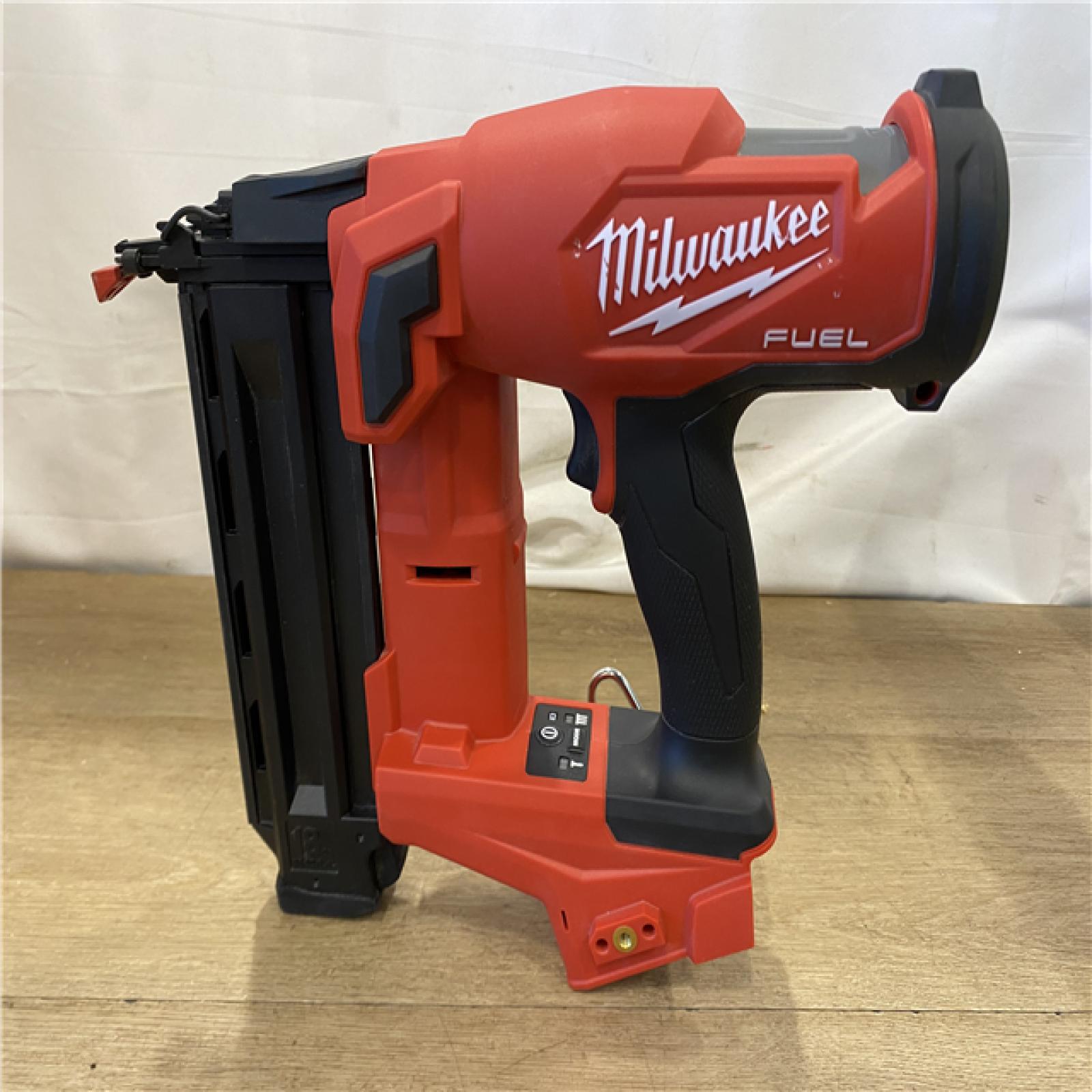 AS-IS Milwaukee FUEL 18-Volt Lithium-Ion Brushless Cordless Gen II 18-Gauge Brad Nailer (Tool-Only)