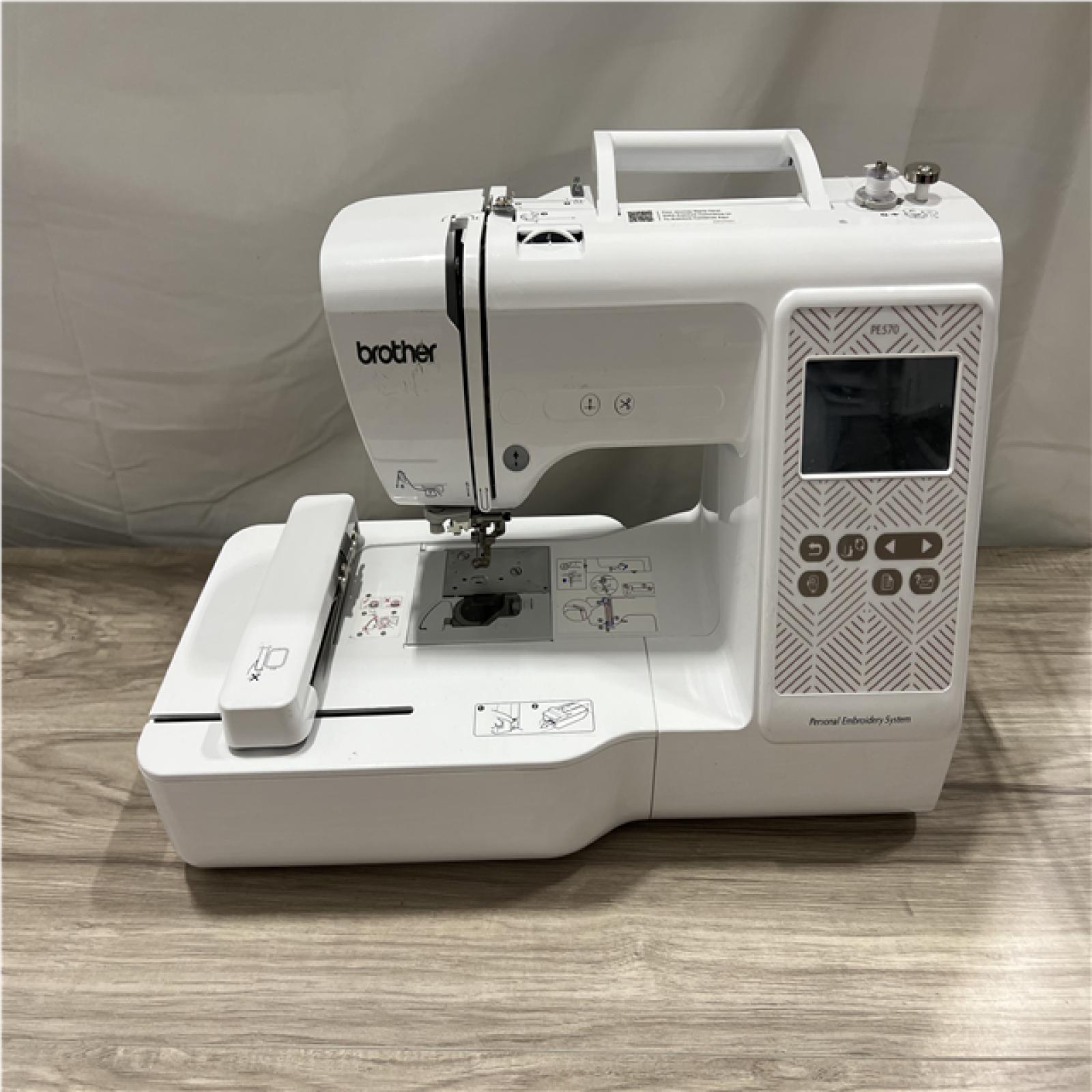 AS-IS Brother PE570 Embroidery Machine with 4 x 4 Embroidery Area