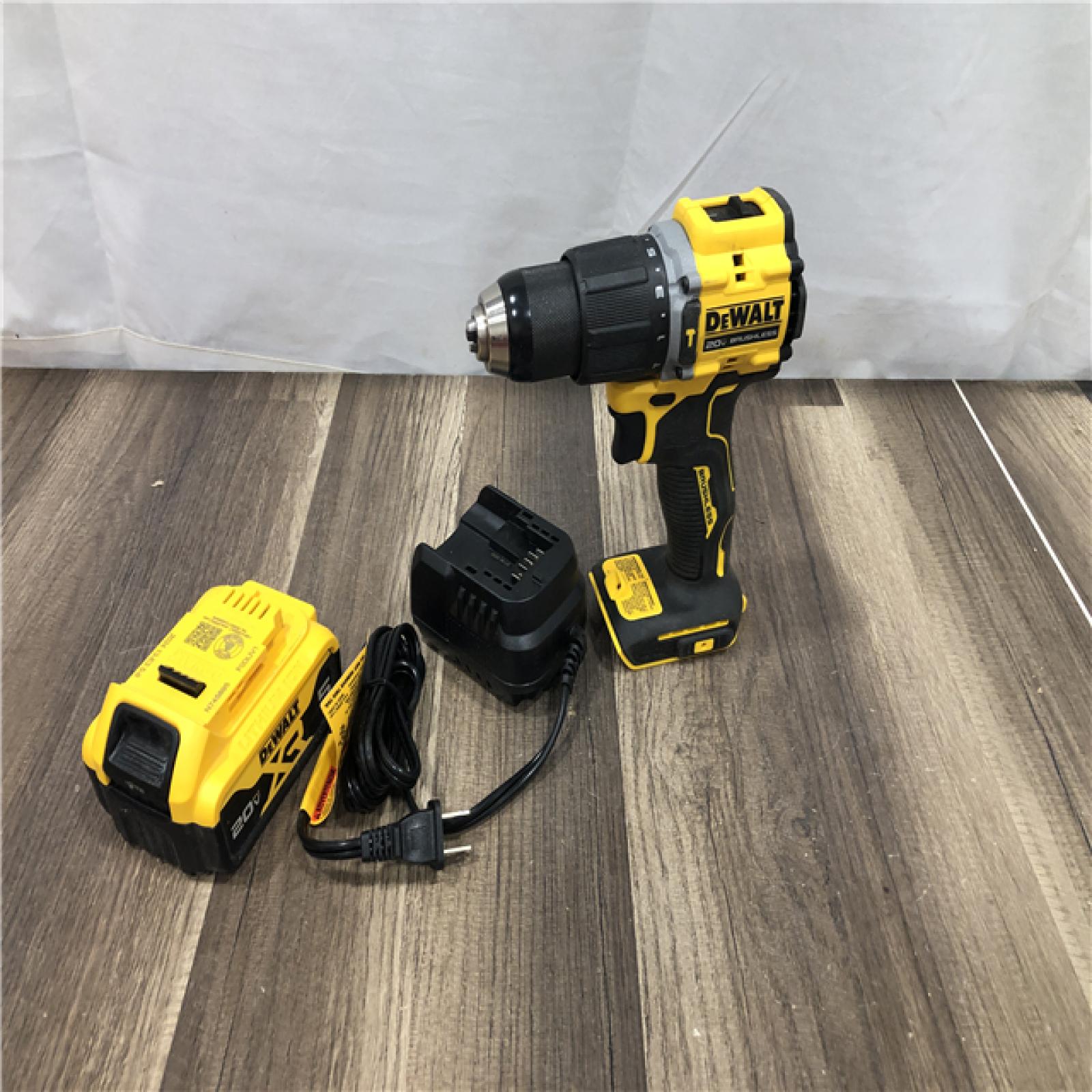 AS-IS DEWALT ATOMIC 20V Lithium-Ion Cordless 1/2 in. Hammer Drill Kit