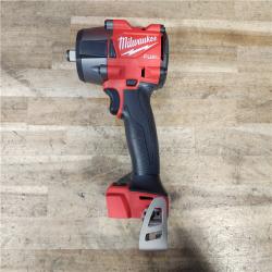 HOUSTON LOCATION - AS-IS Milwaukee M18 18V Fuel 1/2  Mid-Torque Impact Wrench Cordless Lithium-Ion Brushless with Friction Ring 2962-20 (TOOL ONLY)