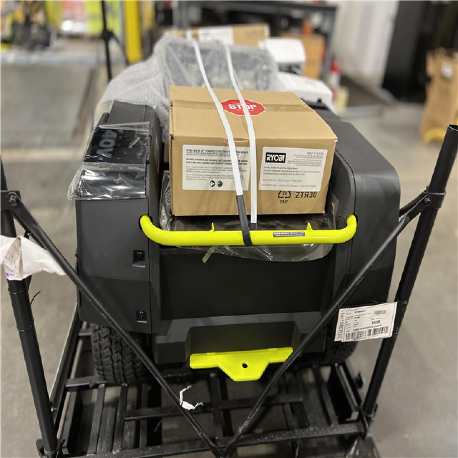DALLAS LOCATION - RYOBI 80V HP Brushless 30 in. Battery Electric Cordless Zero Turn Riding Mower with (2) 80V 10 Ah Batteries and Charger