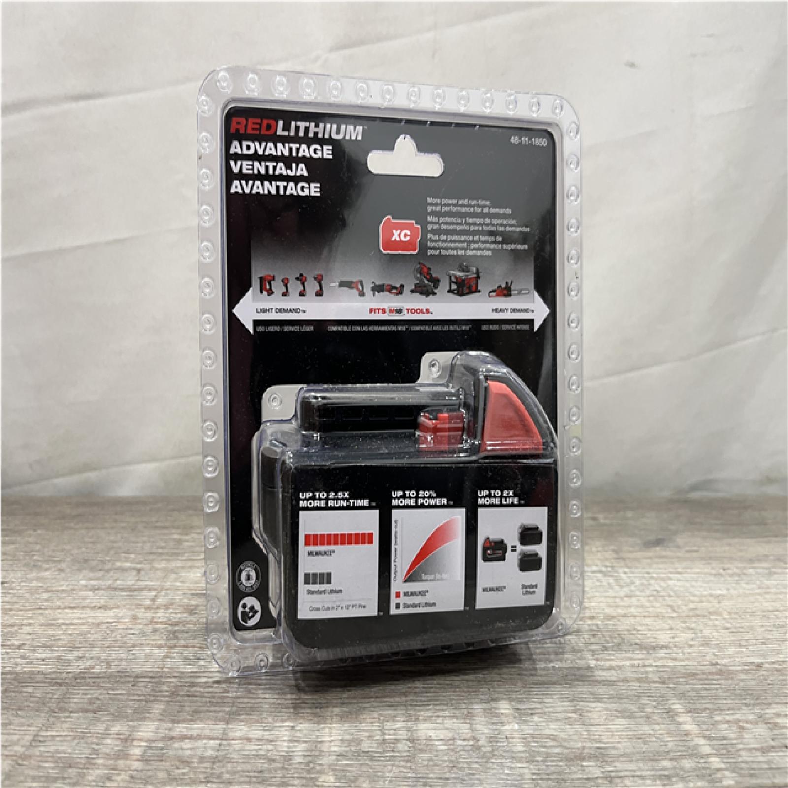 NEW - Milwaukee 18-Volt 5.0 Ah Lithium-Ion XC Extended Capacity Battery Pack
