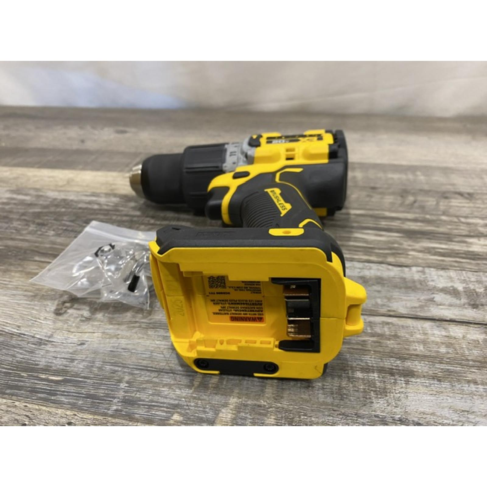 AS-IS DEWALT 20V XR Brushless Cordless 1/2 in. Hammer Drill (Tool-Only)
