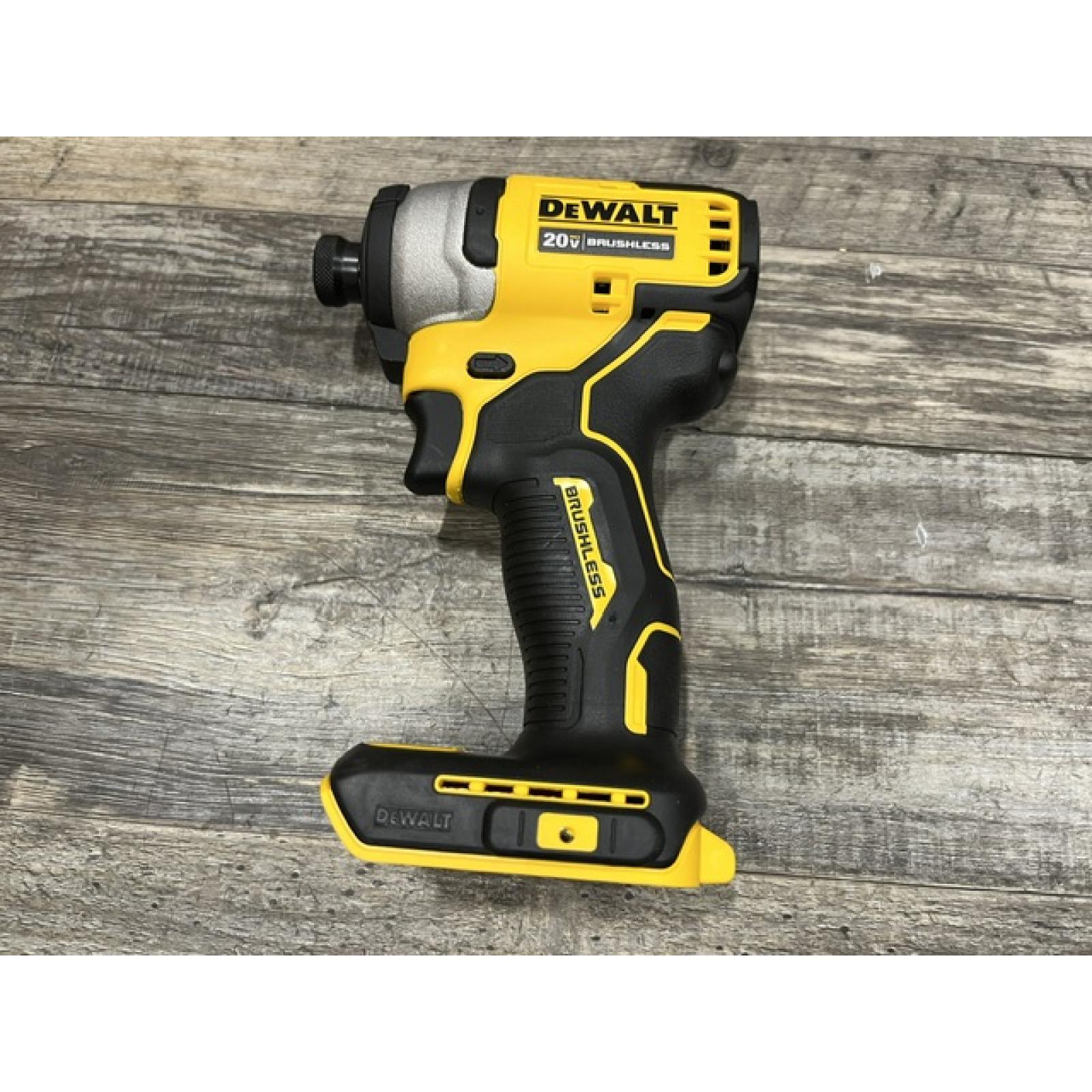 AS-IS DEWALT Atomic 20V Max Lithium-Ion Brushless Cordless Compact 1/4 in. Impact Driver Kit