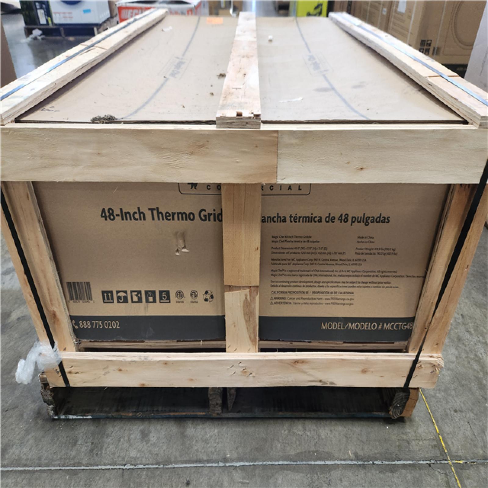 Phoenix NEW Magic Chef 48 in. Commercial Thermostatic Countertop Griddle