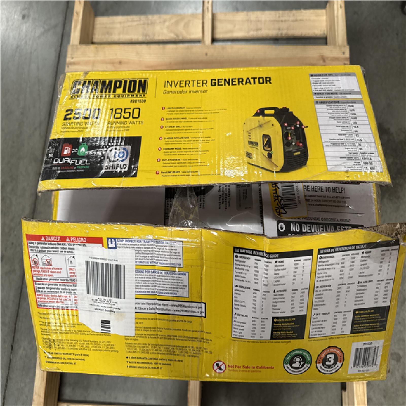 CALIFORNIA AS-IS OUTDOOR POWER EQUIPMENT