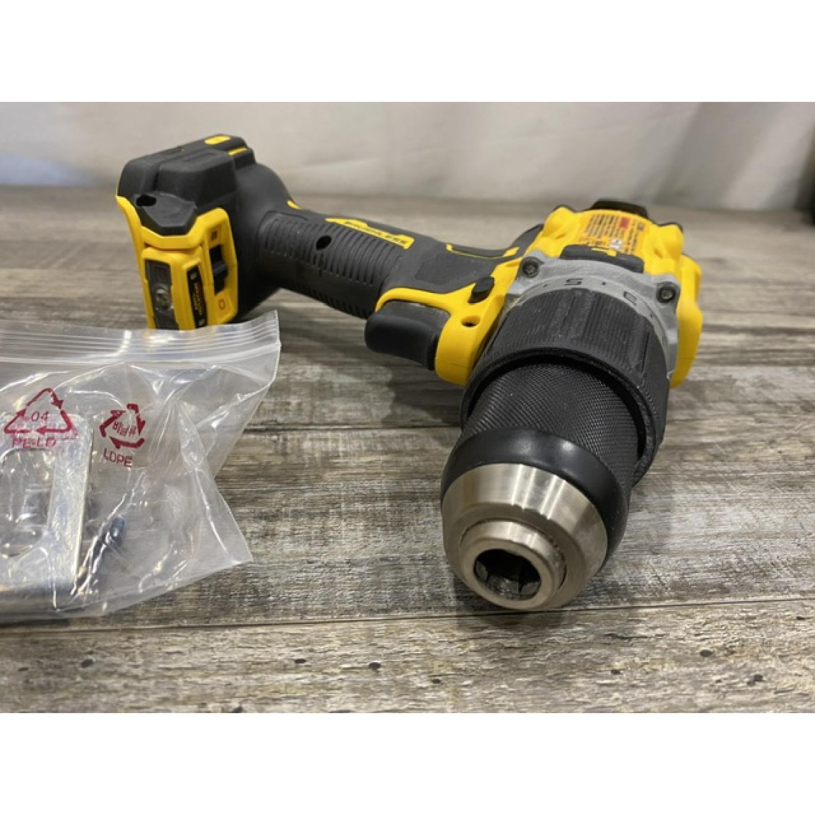 AS-IS DEWALT 20V XR Brushless Cordless 1/2 in. Hammer Drill (Tool-Only)