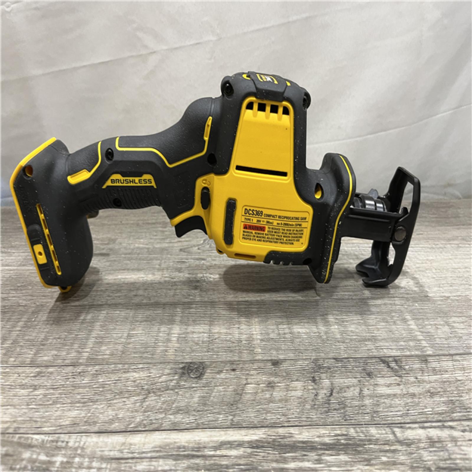 AS-IS DEWALT ATOMIC 20V MAX Cordless Brushless Compact Reciprocating Saw (Tool Only)
