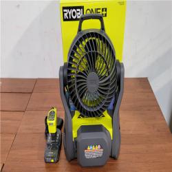 California NEW Ryboi One+ 18V 7.5 Bucket Top Misting Fan Kit  Includes (1) Battery & Charger