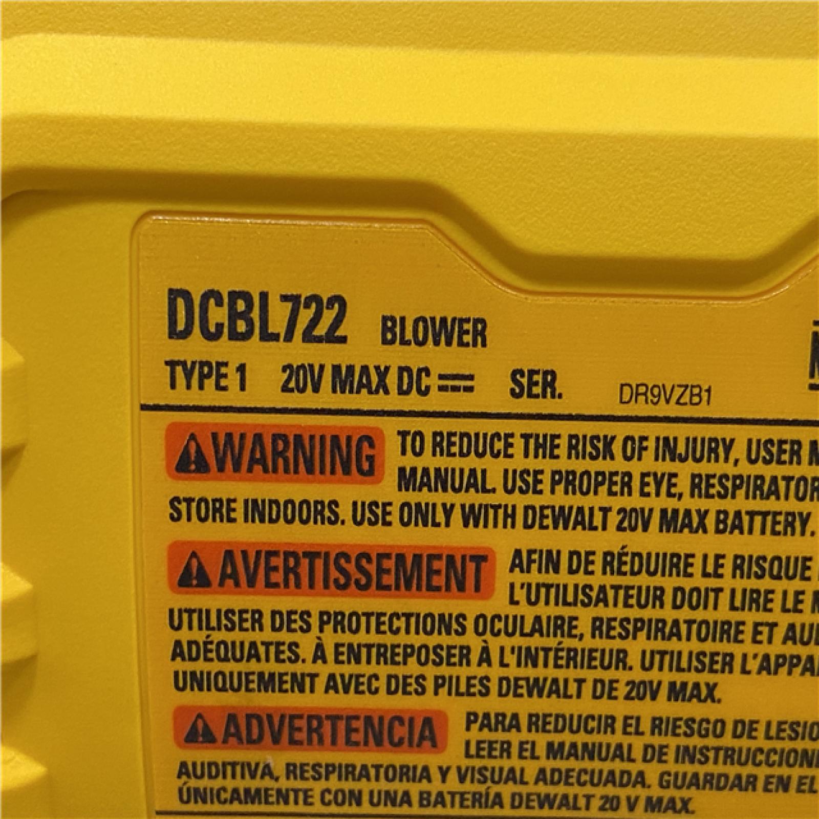 AS-IS DEWALT 20V MAX Brushless Cordless Handheld Leaf Blower (Tool Only)