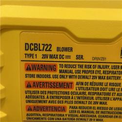 AS-IS DEWALT 20V MAX Brushless Cordless Handheld Leaf Blower (Tool Only)