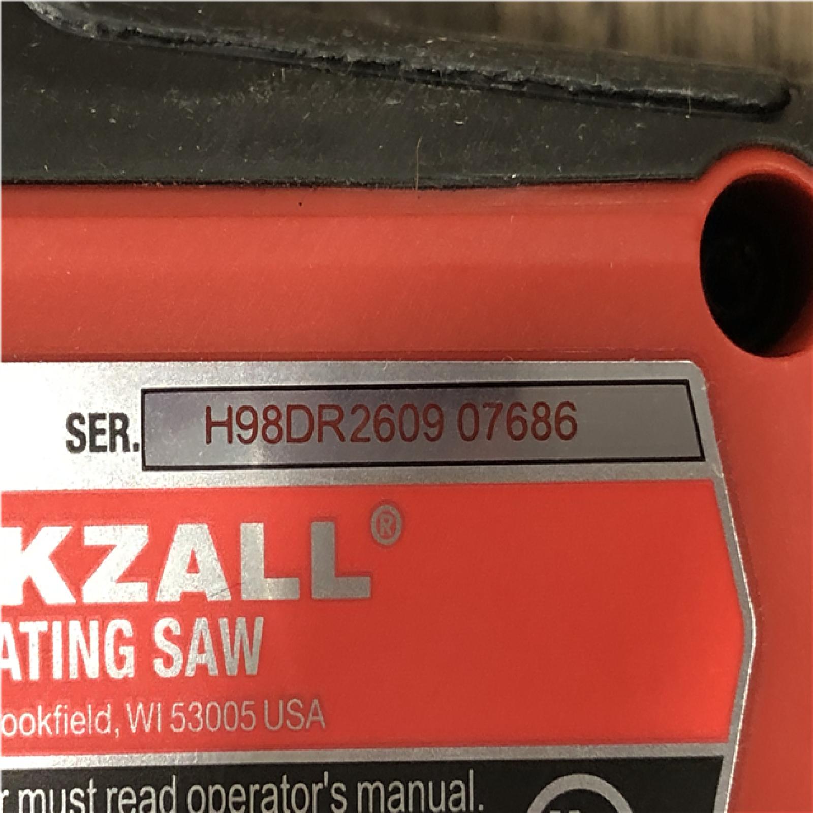 AS-IS Milwaukee FUEL 18V Lithium-Ion Brushless Cordless HACKZALL Reciprocating Saw (Tool-Only)