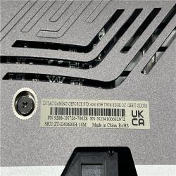 AS-IS ZOTAC Gaming Geforce RTX 4060 8GB Twin Edge GDDR6