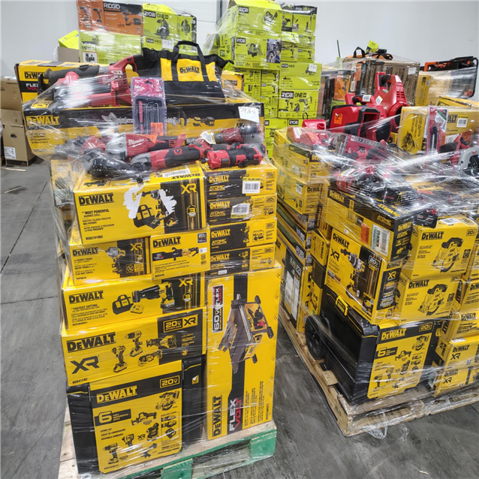 Pittston Location As-Is Power Tools Partial Truckload (13 Pallets) 0476-A