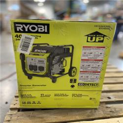 DALLAS LOCATION - RYOBI 4000-Watt Recoil Start Gasoline Powered Inverter Generator with CO Shutdown