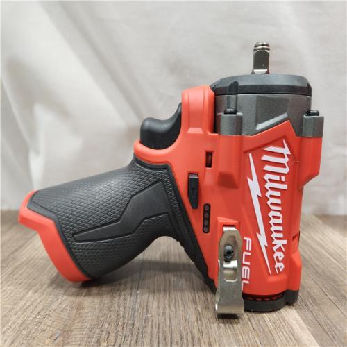 AS-IS- Milwaukee M12 FUEL M12 3/8 in. Cordless Brushless High Torque Impact Wrench (Tool-Only)