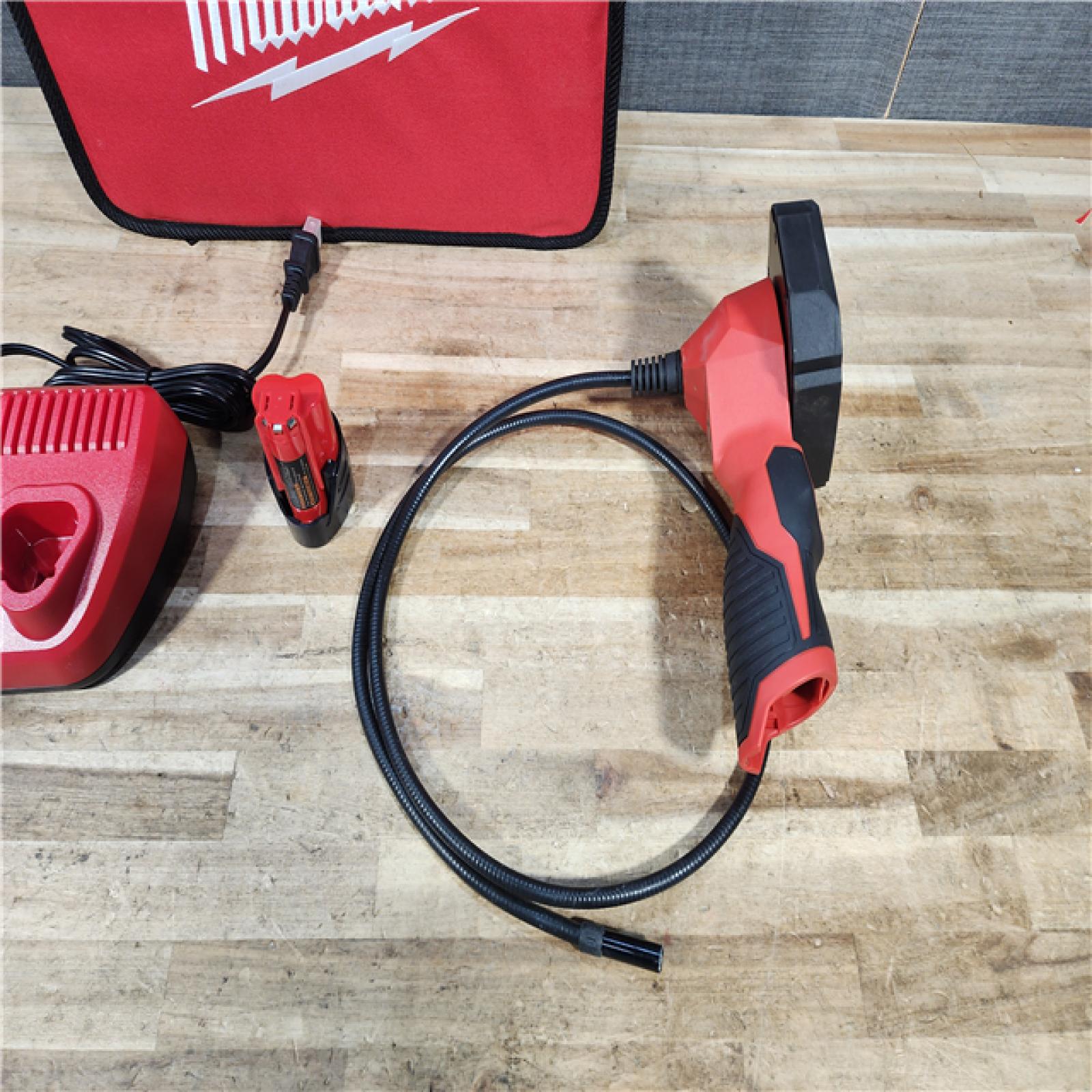HOUSTON LOCATION - AS - IS Milwaukee 12V Lithium-Ion Cordless M-SPECTOR 360-Degree 4 ft. Inspection Camera Kit