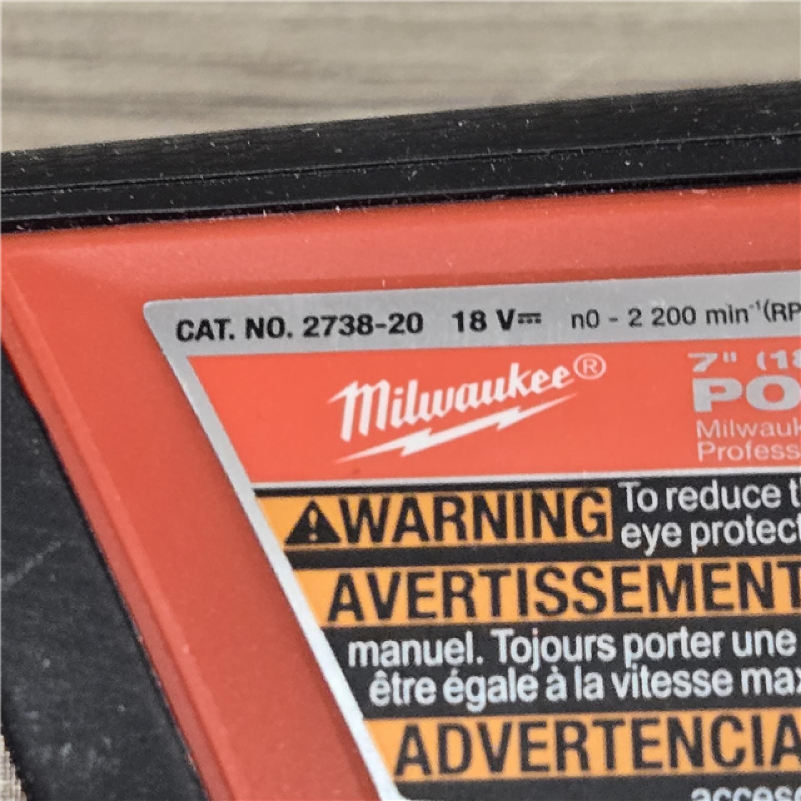 AS-IS Milwaukee M18 FUEL 18V Cordless 7-inch Variable Speed Polisher (Tool-Only)