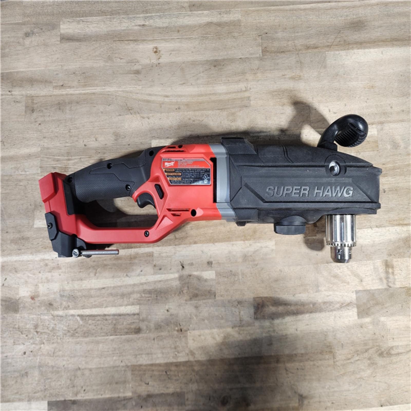 HOUSTON LOCATION - AS-IS Milwaukee M18 18V Fuel 1/2 Right Angle Drill Super Hawg Cordless Lithium-Ion 2809-20