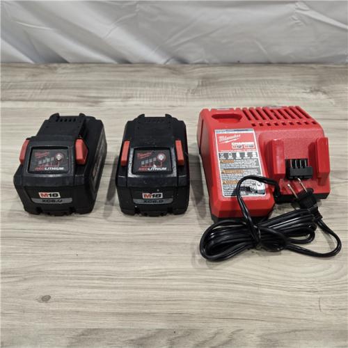 AS-IS Milwaukee 18-Volt  Starter Kit with Two 6.0 Ah Battery and Charger