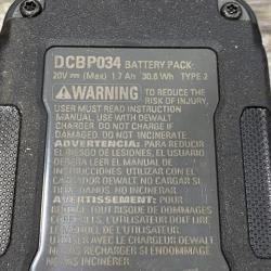 AS-IS DEWALT Atomic 20-Volt Maximum Lithium-Ion Cordless Brushless 4-1/2 in. Circular Saw Kit