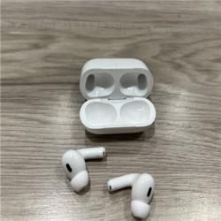 AS-IS Apple AirPods Pro (2nd Generation) with the USB-C MagSafe Charging Case
