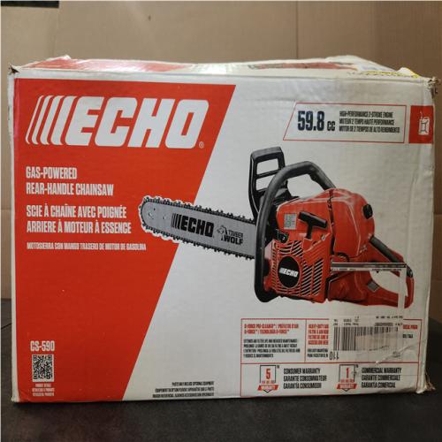 Phoenix AS-IS  ECHO 20 in. 59.8 cc Gas 2-Stroke Rear Handle Timber Wolf Chainsaw (DAMAGED Handle)