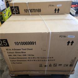 Phoenix NEW Husky Standard Duty 42 in. x 18 in. D 12-Drawer Blue Rolling Tool Chest Combo (SEALED)