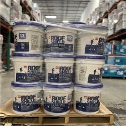 DALLAS LOCATION - GAF RoofShield Top Coat 5 Gal. White Acrylic Reflective Elastomeric Roof Coating PALLET-(37 UNITS)