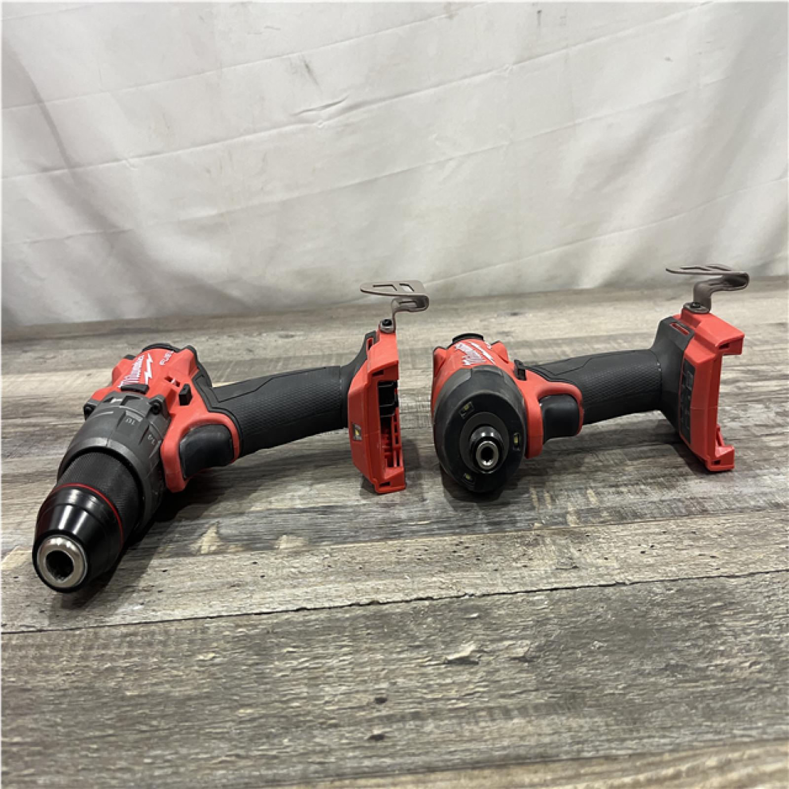 AS-IS Milwaukee FUEL 18V Lithium-Ion Brushless Cordless Hammer Drill and Impact Driver Combo Kit