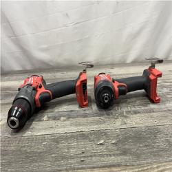 AS-IS Milwaukee FUEL 18V Lithium-Ion Brushless Cordless Hammer Drill and Impact Driver Combo Kit