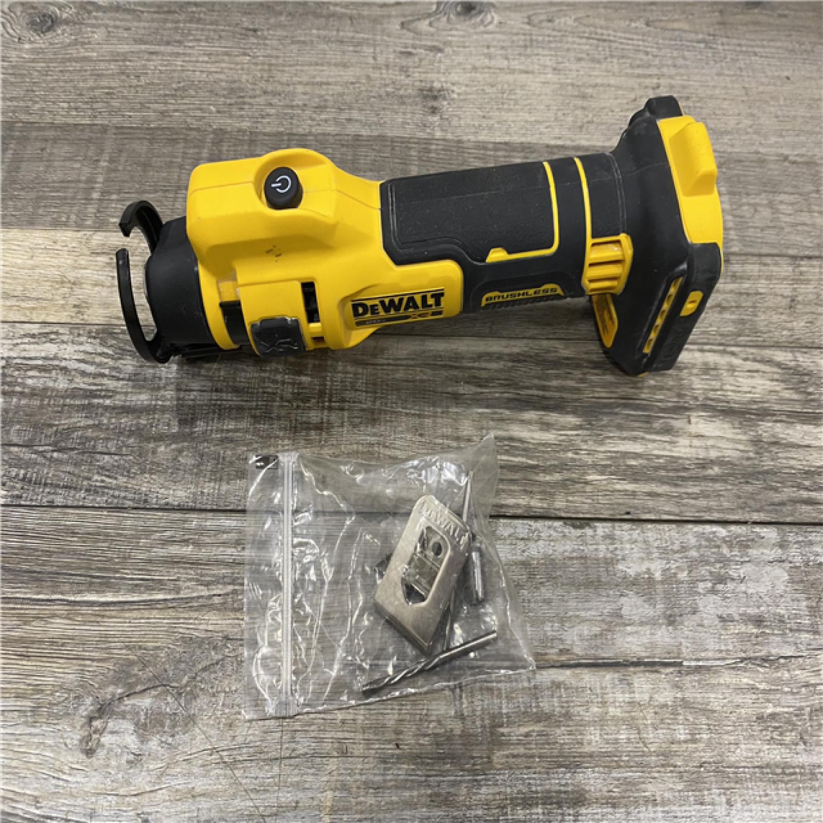 AS-IS DEWALT XR 20V Lithium-Ion Cordless Rotary Drywall Cut-Out Tool (Tool Only)