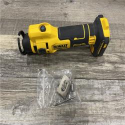 AS-IS DEWALT XR 20V Lithium-Ion Cordless Rotary Drywall Cut-Out Tool (Tool Only)